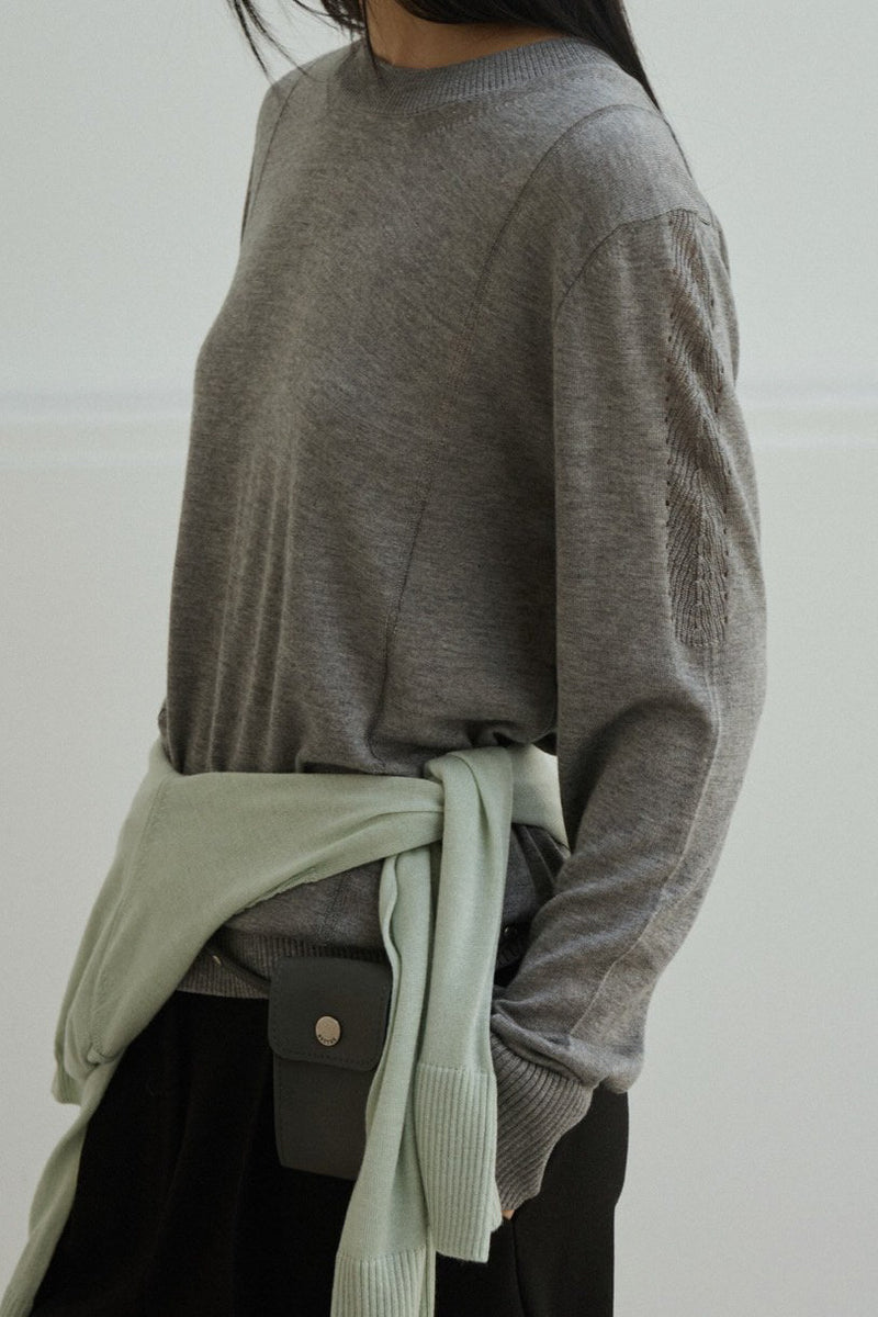 Soft Back Keyhole Knit