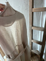 Natural Linen Robe