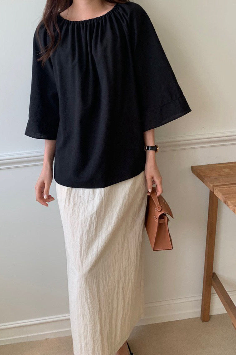 Wide Sleeve Blouse