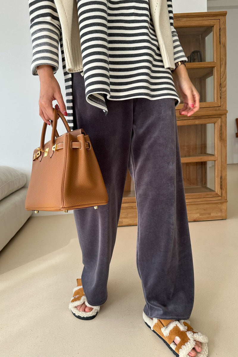 Velour Banding Pants