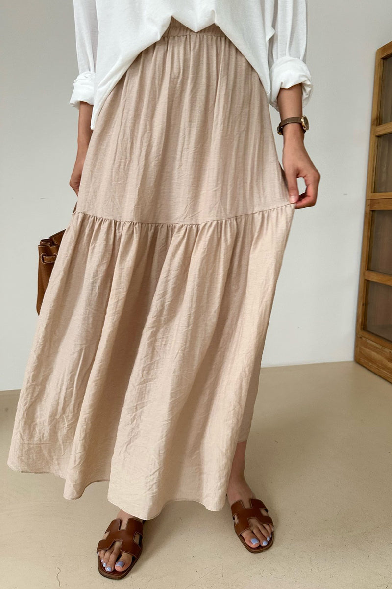 Kan Kan Slub Skirt
