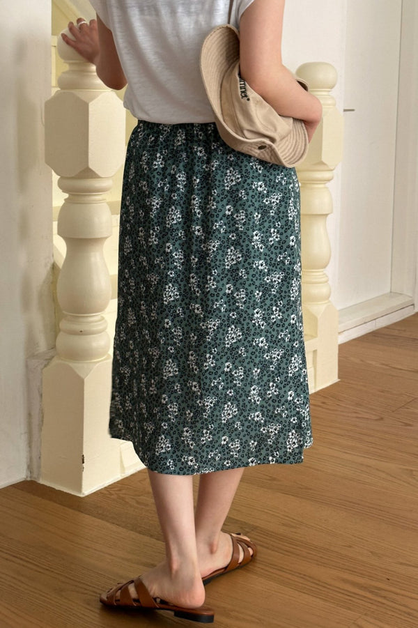 Floral Pattern Skirt