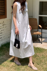 Crisp Sleeveless Dress