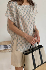 Floral Print Blouse