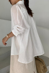 Sheer Stripe Shirt