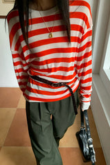 Wool Stripe Tee