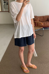 Raw Seam Detail Tee