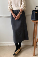 Corduroy H-line Skirt