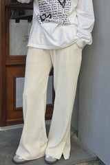 Loose Corduroy Banded Pants