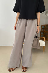 Cupro Tip Banding Pants