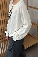 Button Round Knit