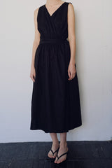 Linen Wrap Dress