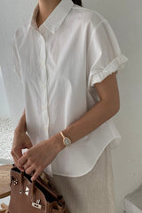 Twisted Rolle Up Shirt