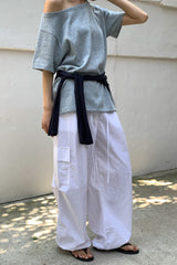 Stripe Off-Shoulder Tee