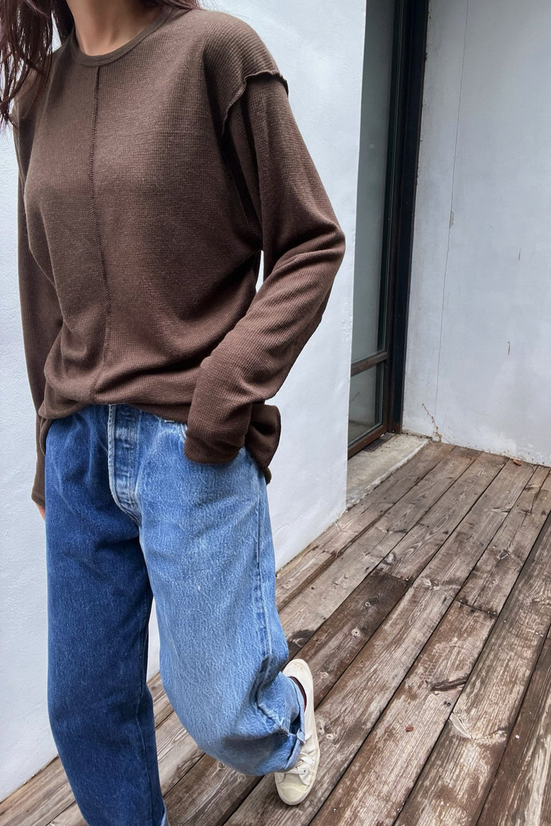 Waffle Loose Tee