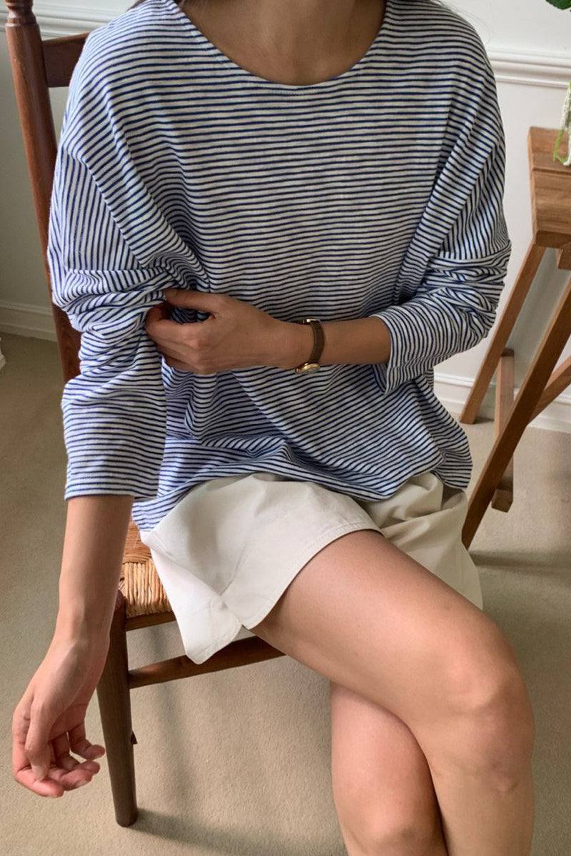 James Stripe Loose Tee