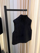 Wool Shearling Vest Jacket