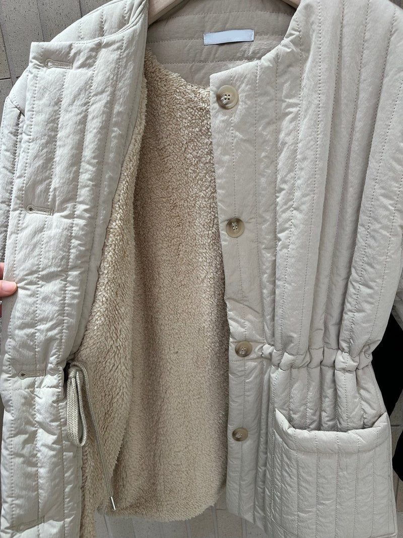 Quilted Sherpa Warmth Jacket