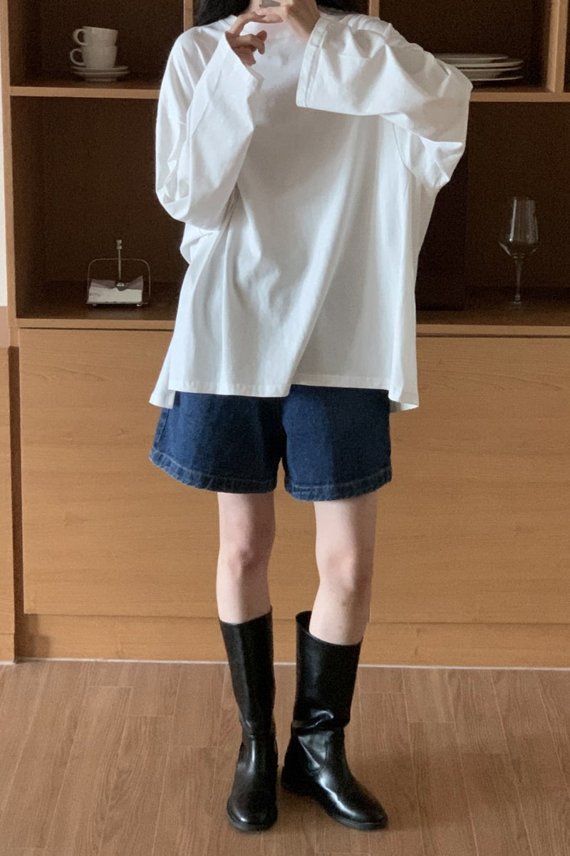 Boxy Slit Tee