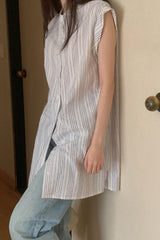 Stella Stripe Long Shirt