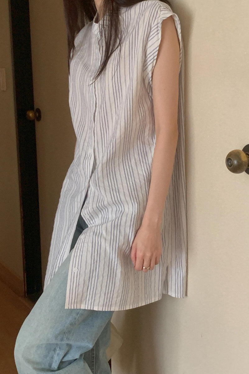 Stella Stripe Long Shirt