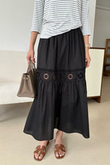 Lace Panel Skirt