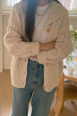 Ananise Cable Cardigan