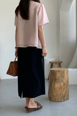 Studio Modal Tiered Blouse