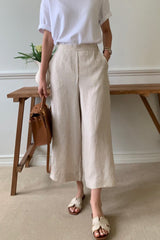 Tencel Wide Banded Pants