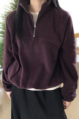 Fleece Half Zip-up