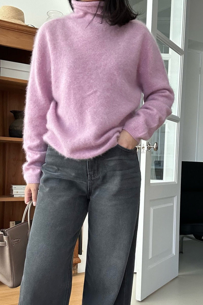 Whole Garment Turtleneck Sweater