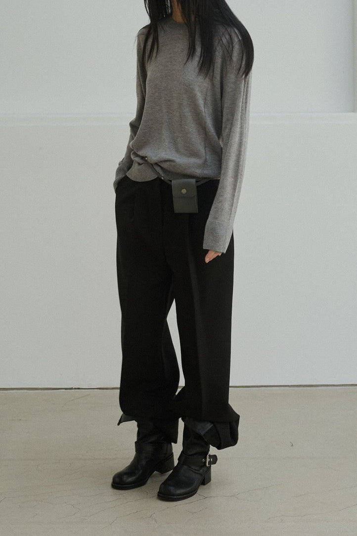 Soft Back Keyhole Knit