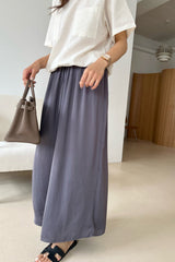 Satin Skirt Pants