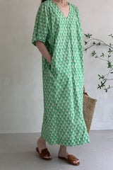 Leafy Yarn Dye Dress
