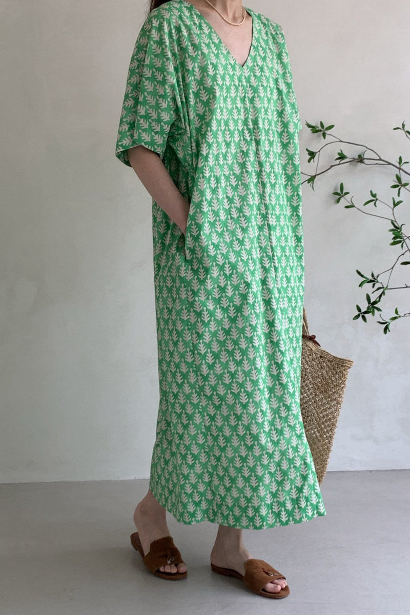 Leafy Yarn Dye Dress