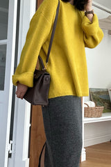 Flare Sleeve Wool Sweater