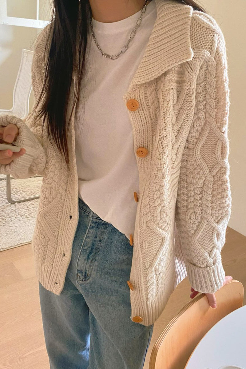 Ananise Cable Cardigan