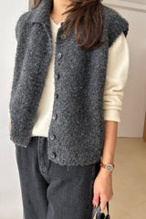 Boucle Knit Vest