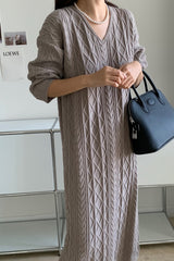 Cable Knit Dress