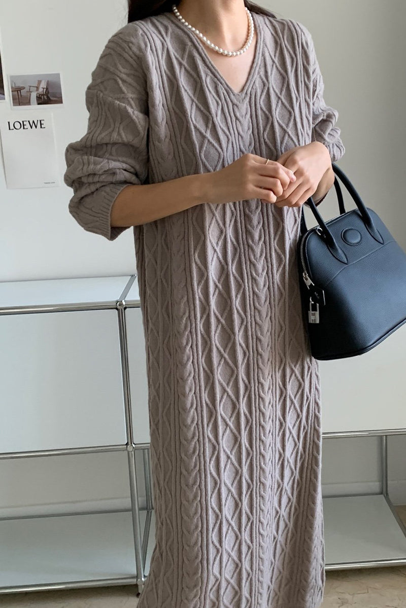 Cable Knit Dress
