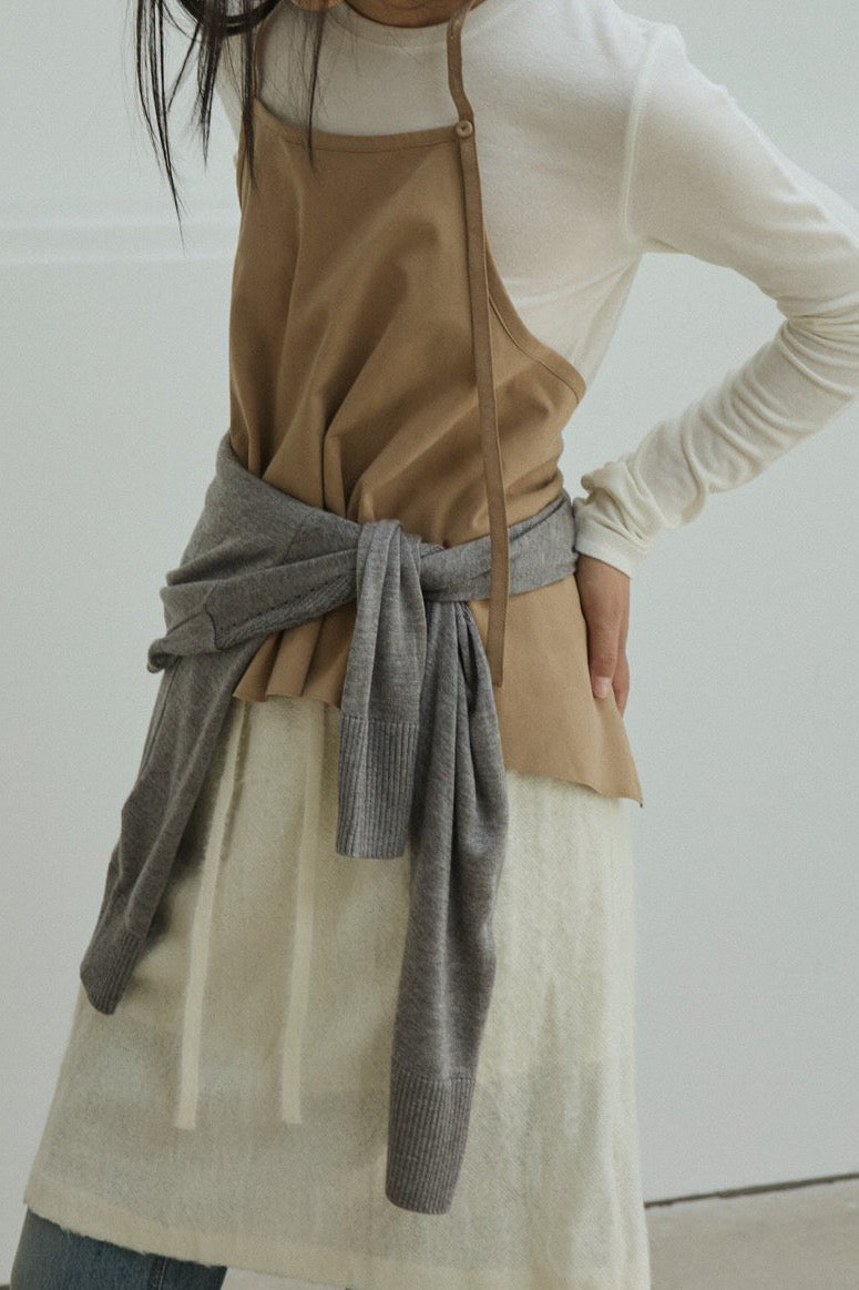 Apron Suede Top