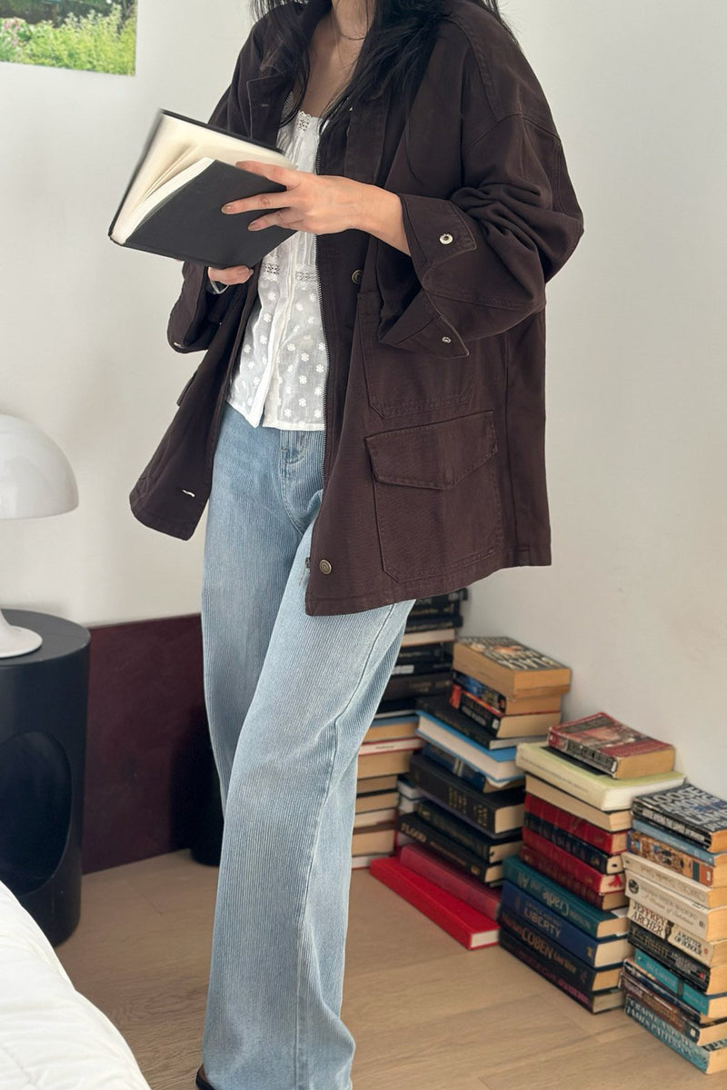 Washed Collar Jacket