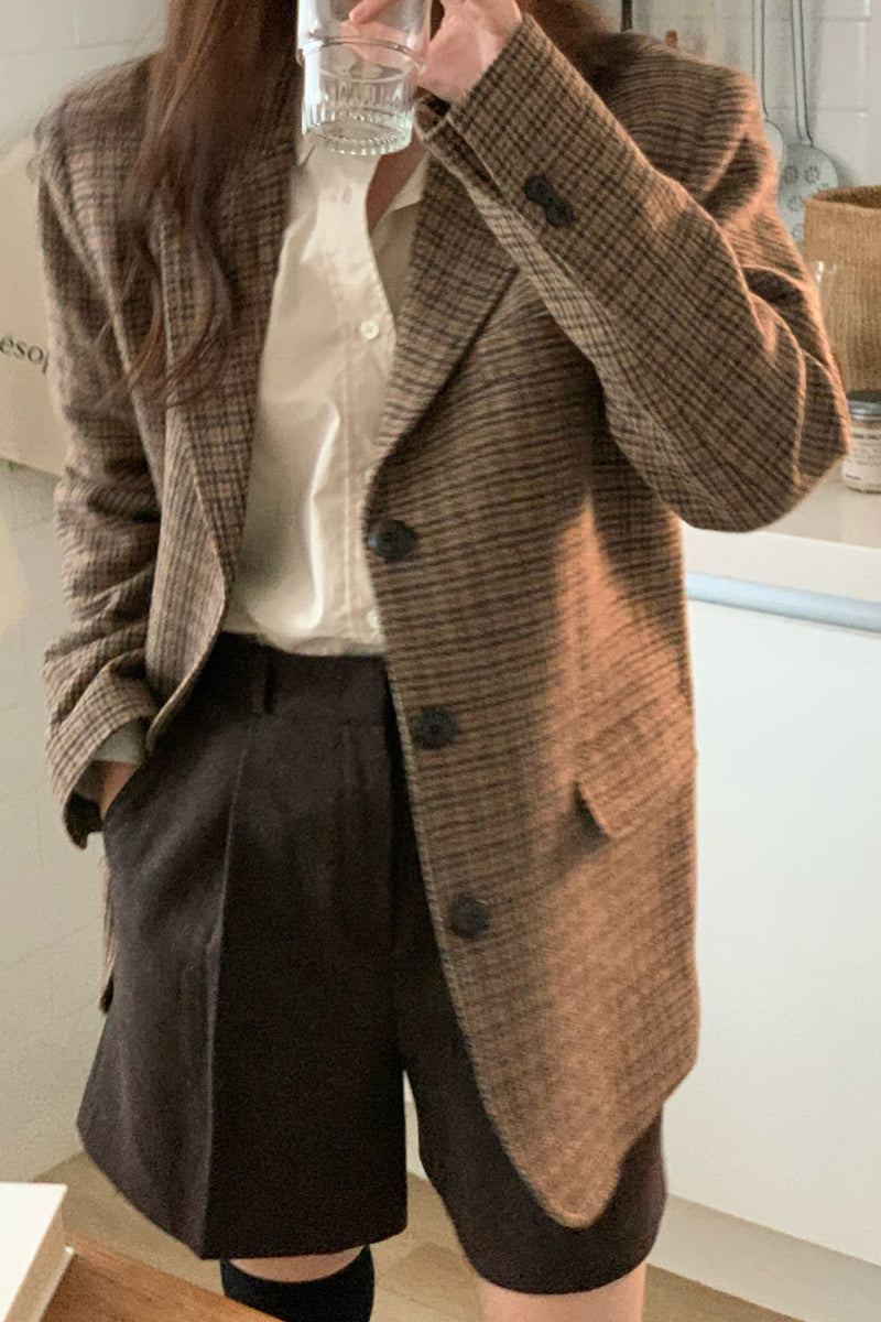 Ver Wool Check Jacket
