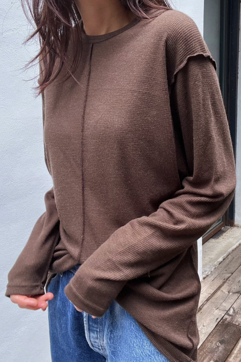 Waffle Loose Tee