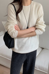 Hairy Wool-Cash Knit