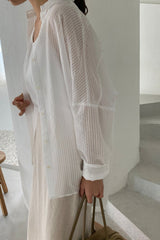 Sheer Stripe Shirt