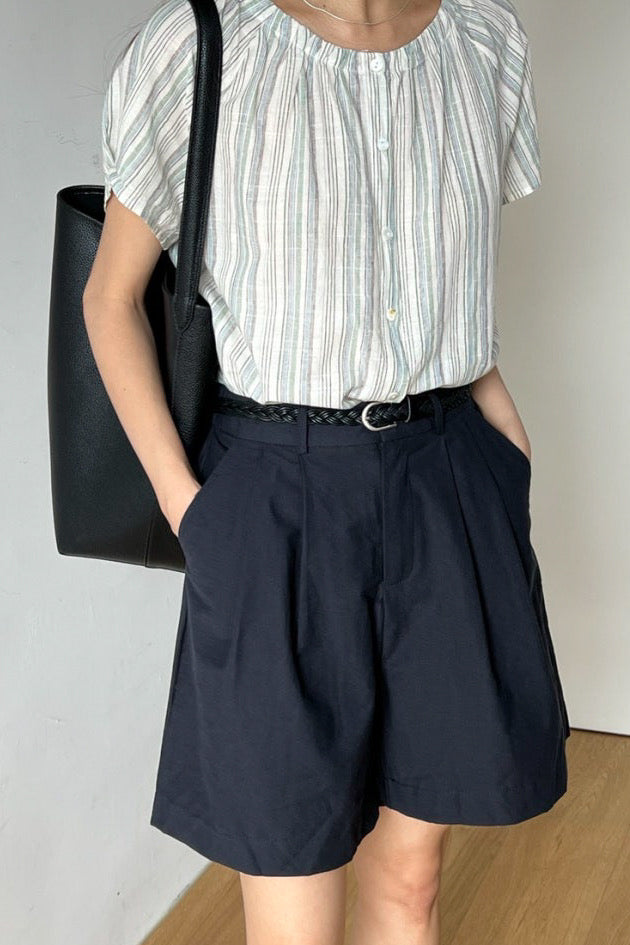 Braided Belt Shorts (Belt Included)