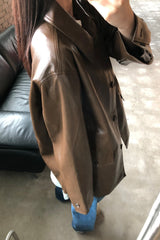 Leather Half Jacket