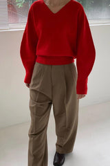 Volume V-neck Knit