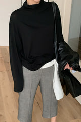 Tencel Turtleneck Tee